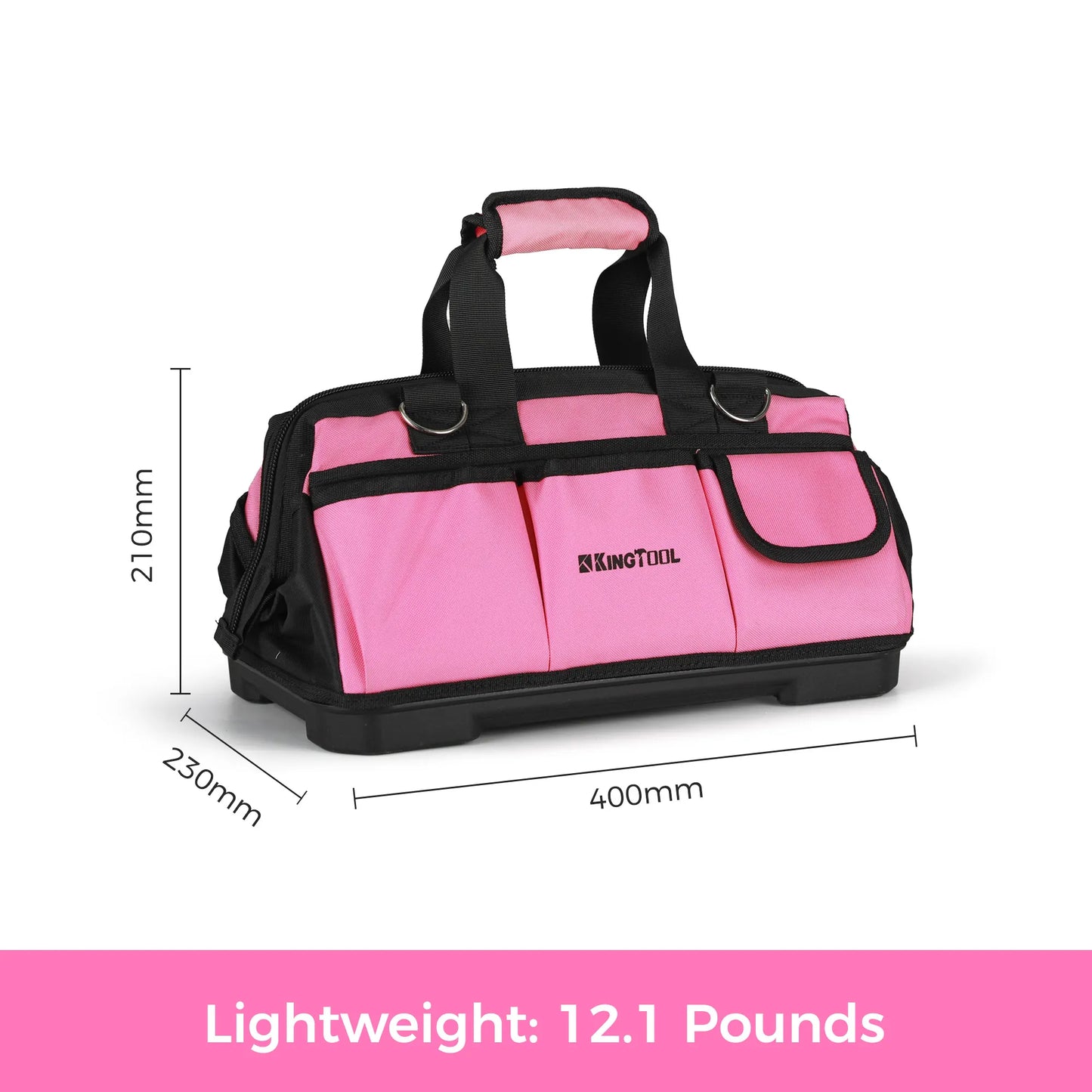 KingTool 267-PCS tool kit in pink with drill and bag