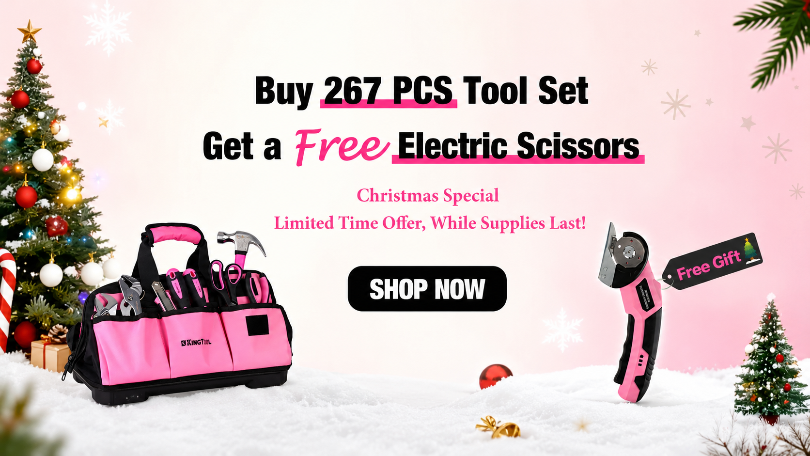 Why the 267 PCS Pink Tool Set Is the Christmas Gift That Actually Gets Used