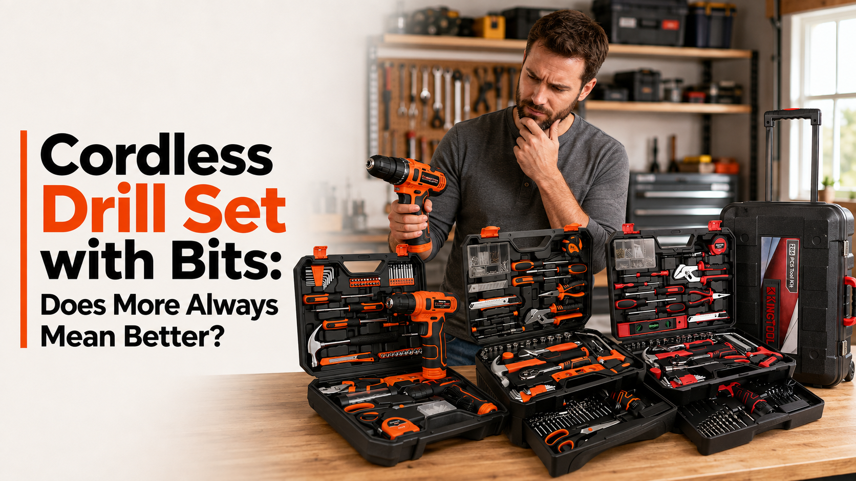 Cordless Drill Set with Bits: Does More Always Mean Better?