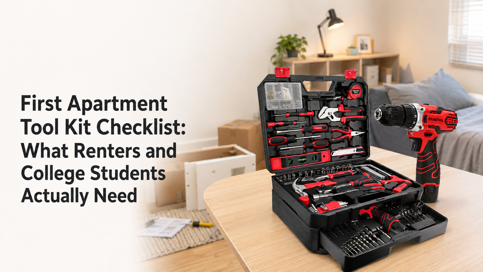 First Apartment Tool Kit Checklist for Renters and Students