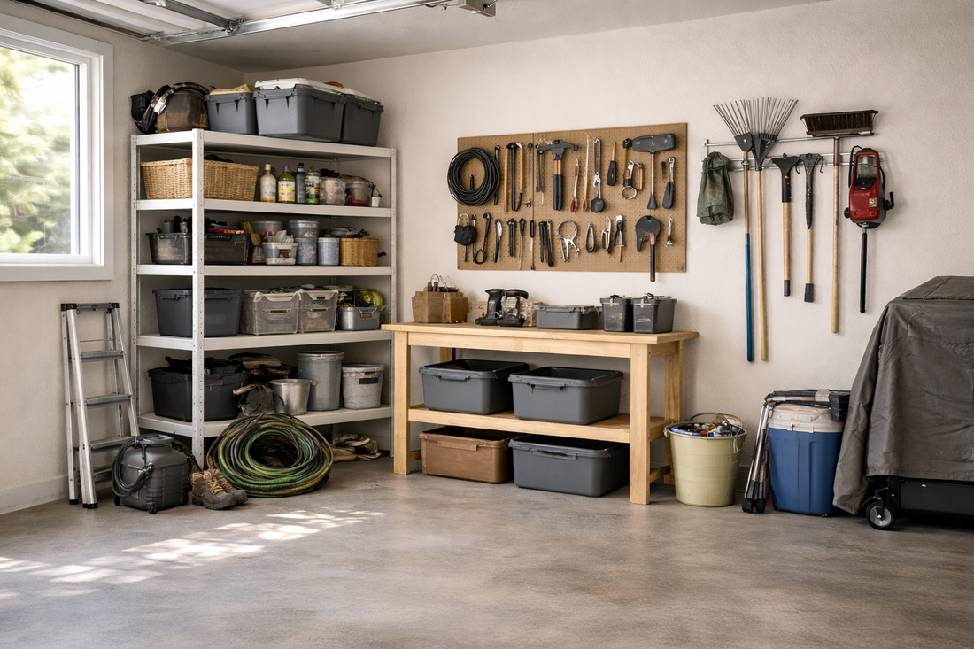 Organized home maintenance tools ready for everyday repairs