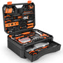 328 PCS home tool kit with drawer storage case