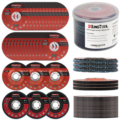 KingTool 31 PCS Grinding & Cutting Wheels