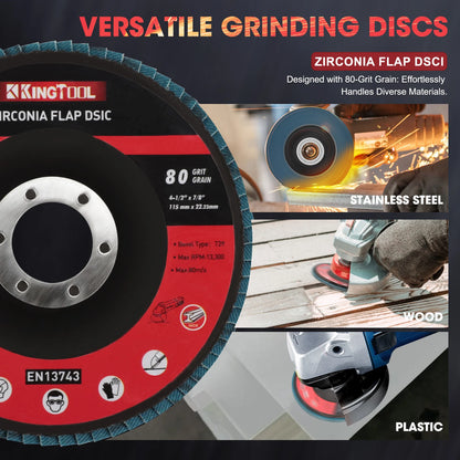 KingTool 31 PCS Grinding & Cutting Wheels