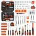 KingTool 248 PCS home tool kit with storage case