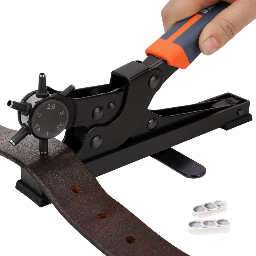 KingTool Desktop Leather Hole Punch Set