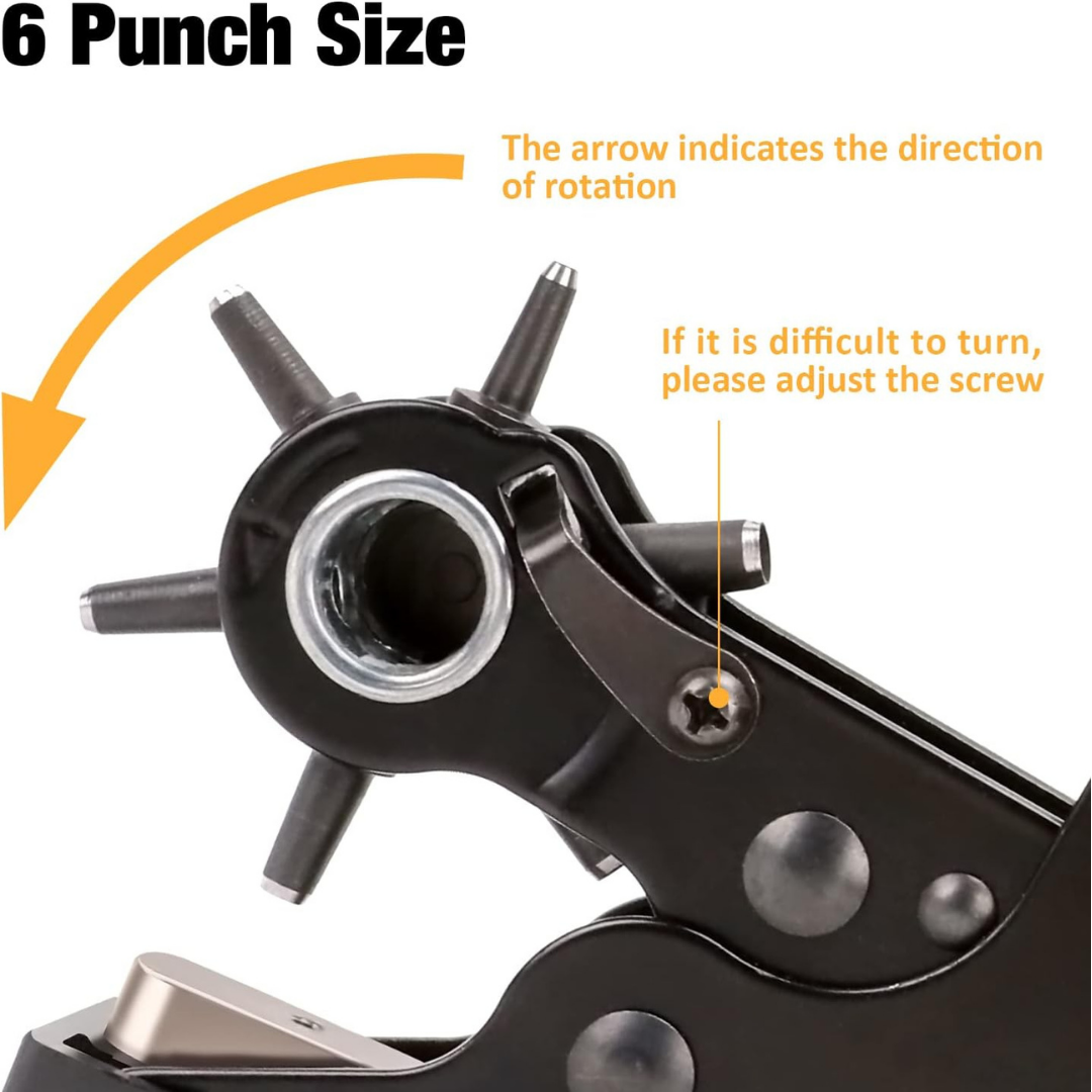 KingTool Desktop Leather Hole Punch Set