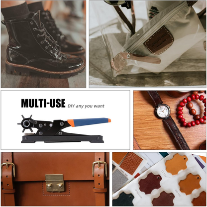 KingTool Desktop Leather Hole Punch Set