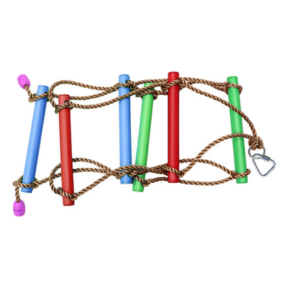 Rainbow Craft 6.6 Feet Climbing Rope Ninja Ladder