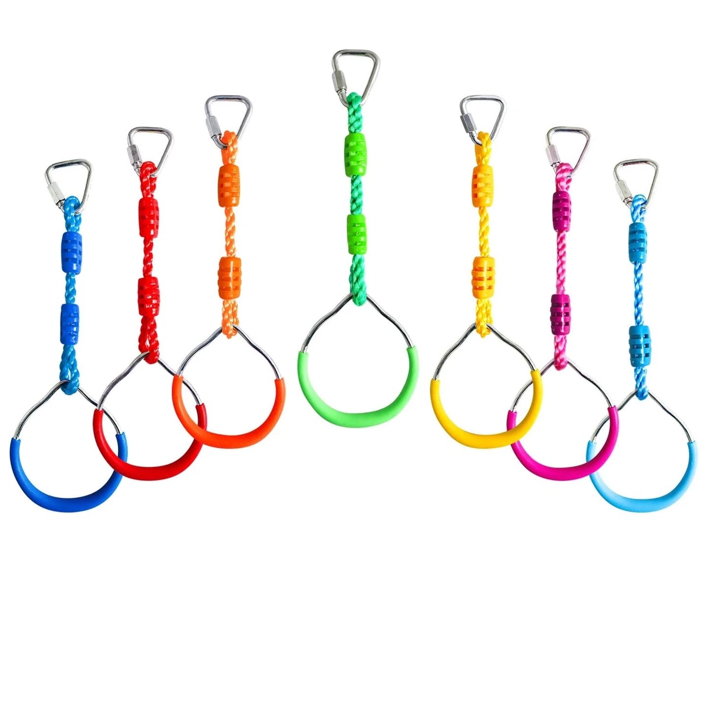 Rainbow Craft 7 Pack Colorful Ninja Rings