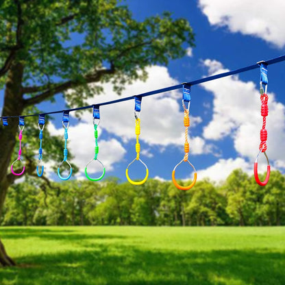 Rainbow Craft 7 Pack Colorful Ninja Rings