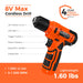 KingTool 139-PCS tool kit with 8V drill