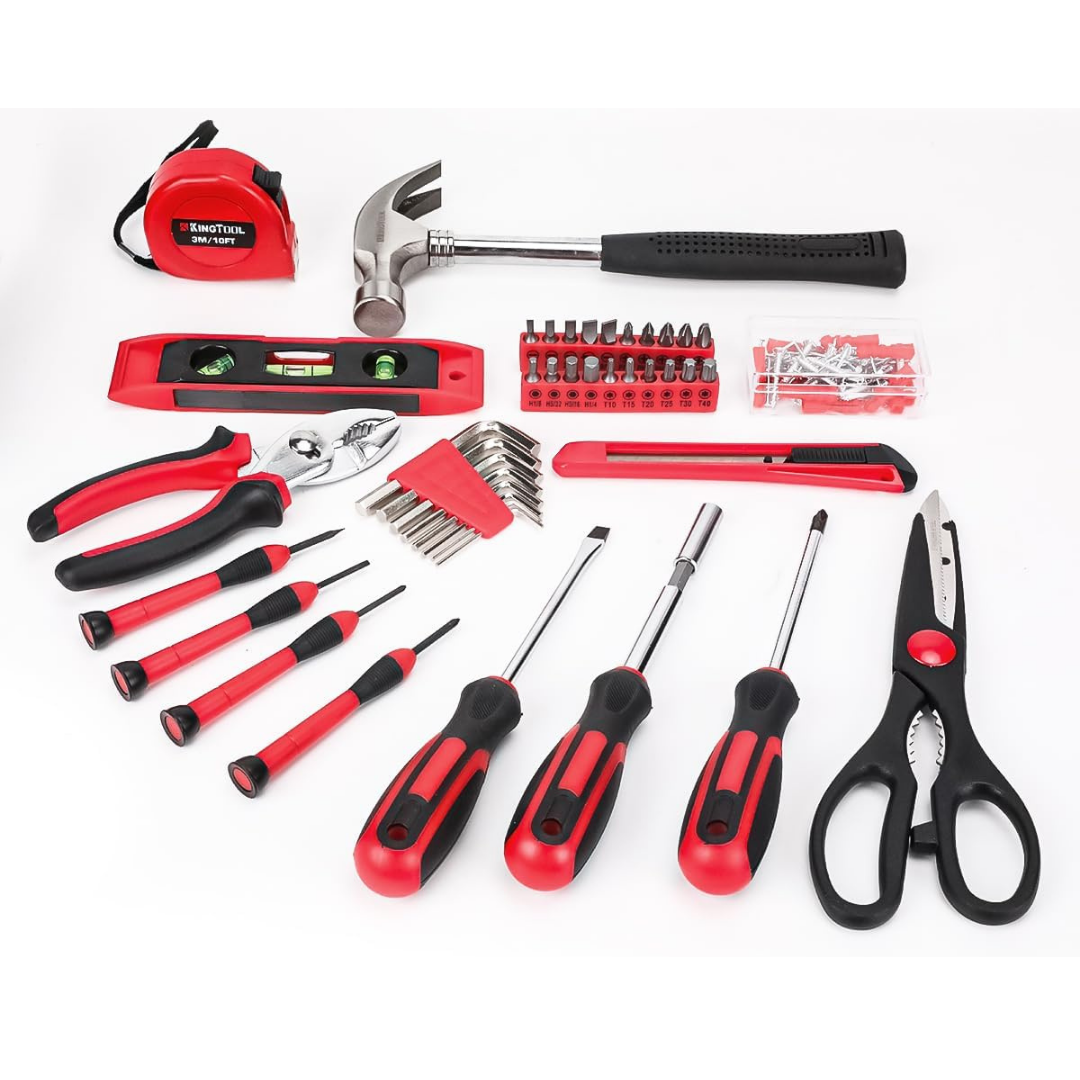 KingTool 149 PCS Home Tool Kit with Storage Case