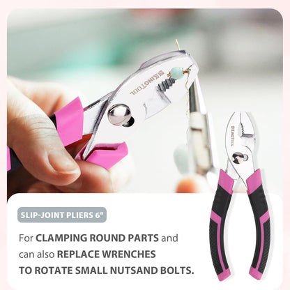 KingTool 149-PCS pink tool set with storage case