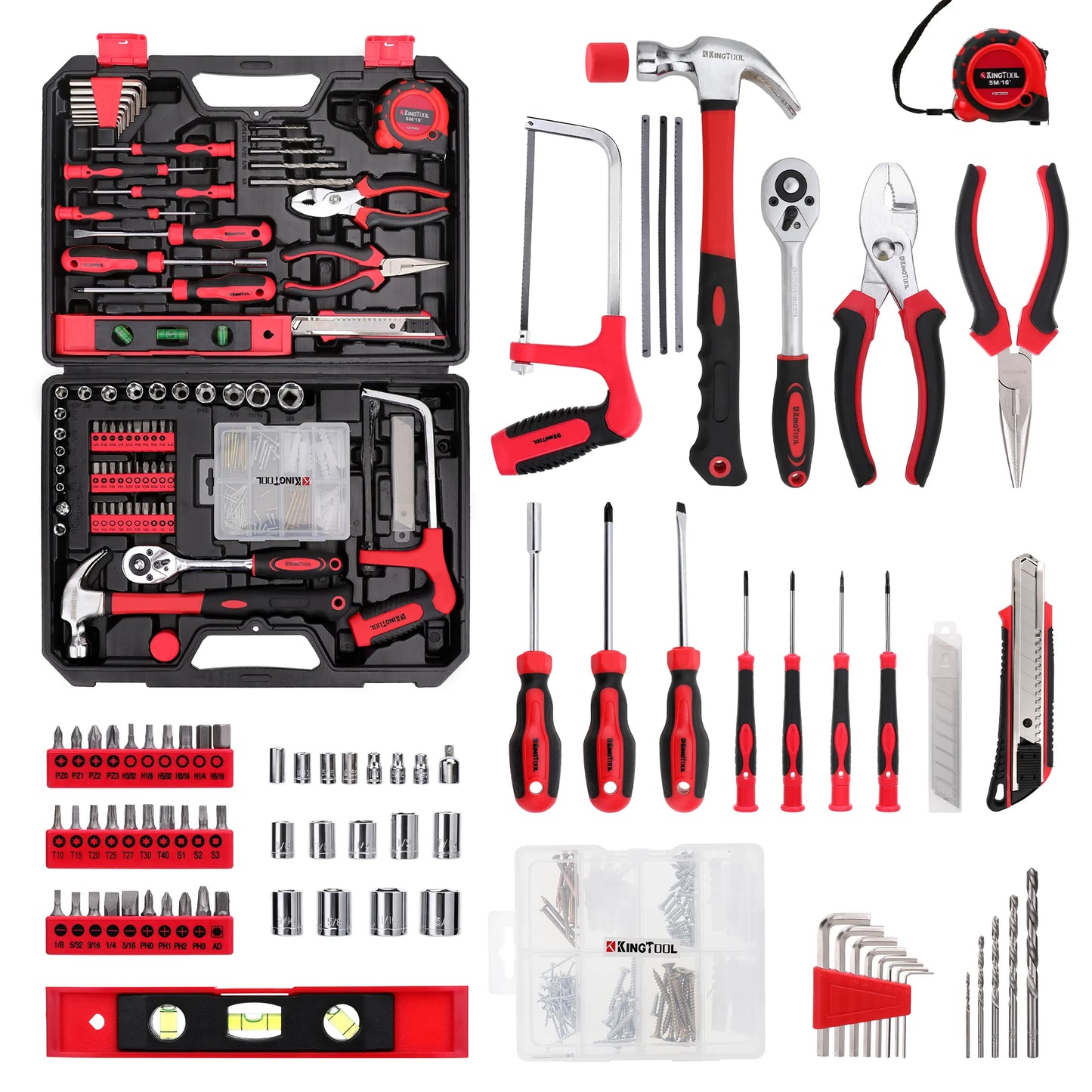 KingTool 226-PCS tool set with storage case