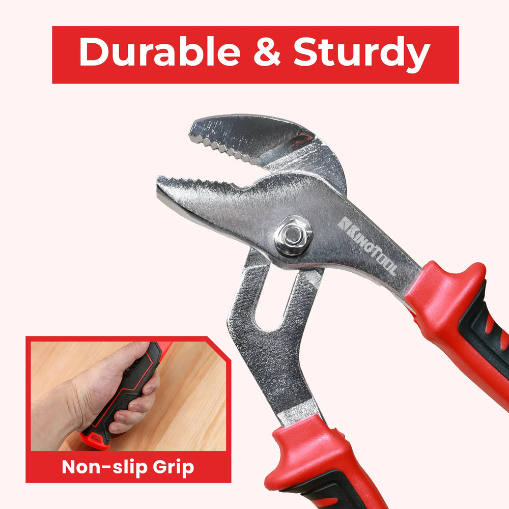 KingTool steel tools with non-slip grips