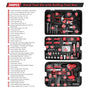 KingTool 286-piece tool set with rollin