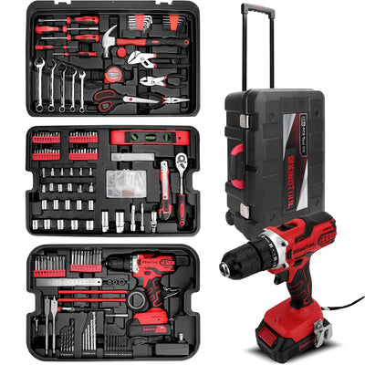 KingTool 286-piece tool set with rollin