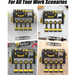 KingTool 3-tier wall tool organizer