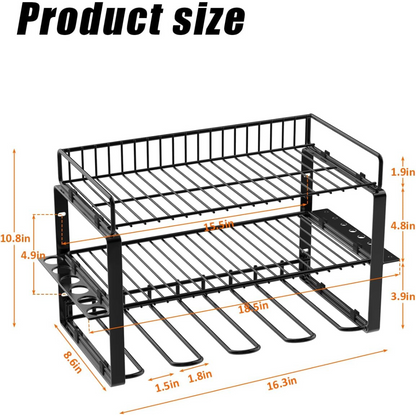 KingTool 3-tier wall tool organizer