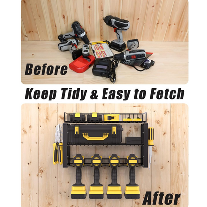 KingTool 3-tier wall tool organizer