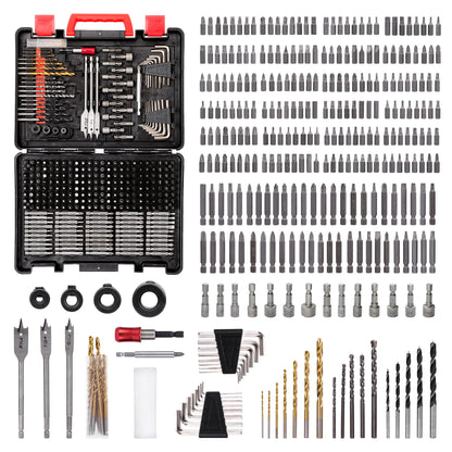 KingTool 318-PCS drill bit set in storage case