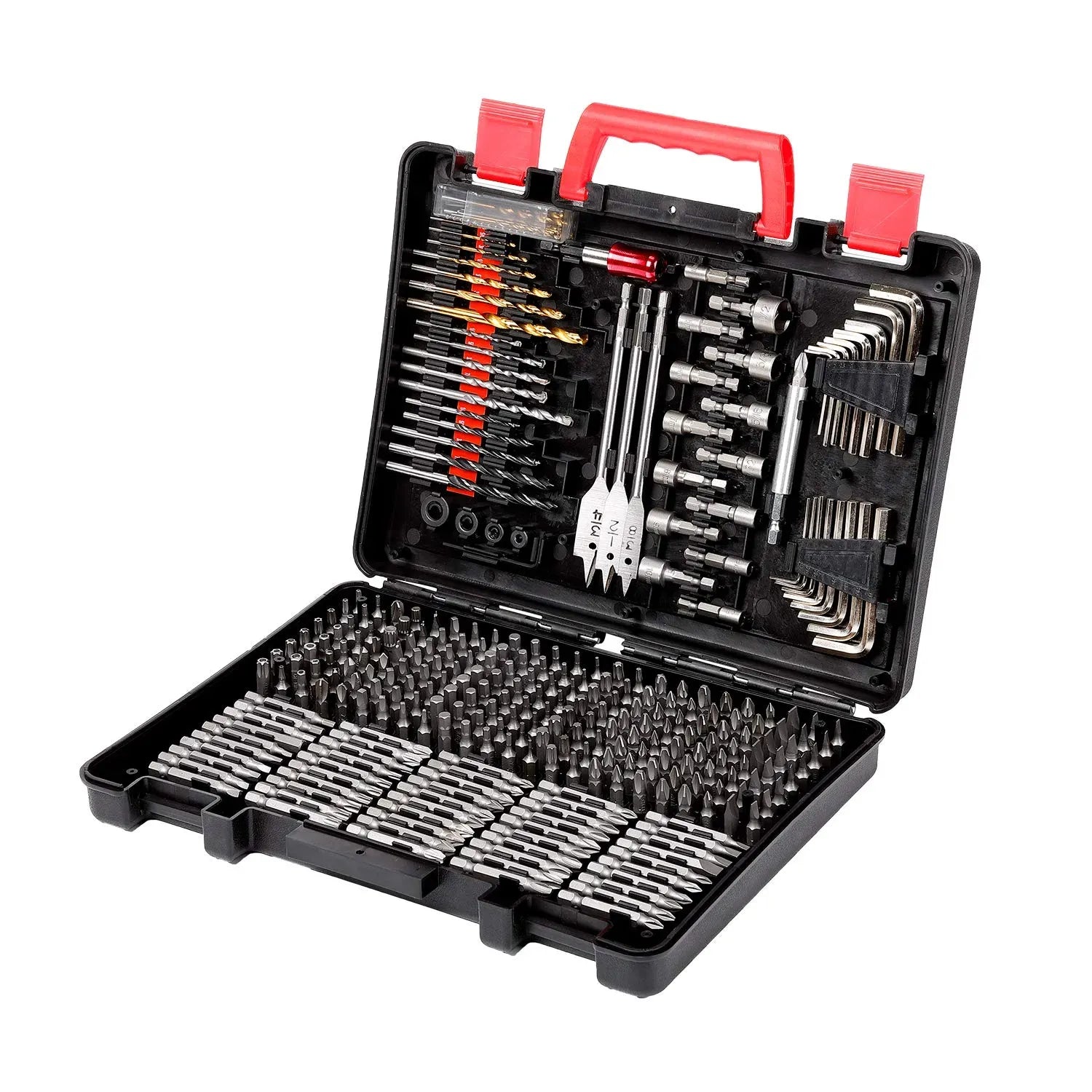 KingTool 318-PCS drill bit set in storage case