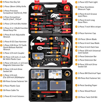 KingTool 325-piece tool set actual contents