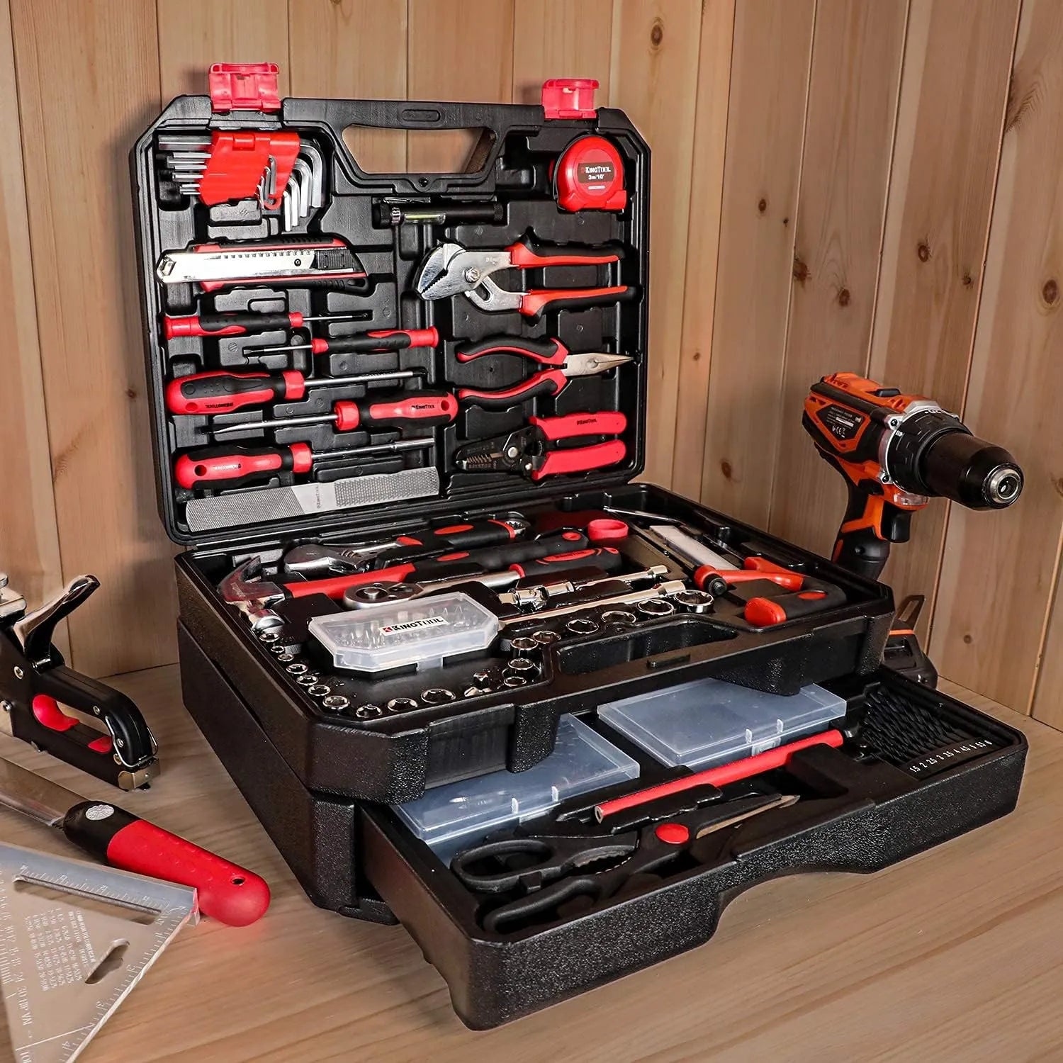 KingTool 325-piece tool set actual contents