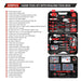 KingTool 325-piece tool set actual contents