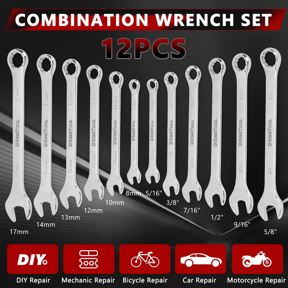 KingTool 408-PCS tool set with heavy-duty case