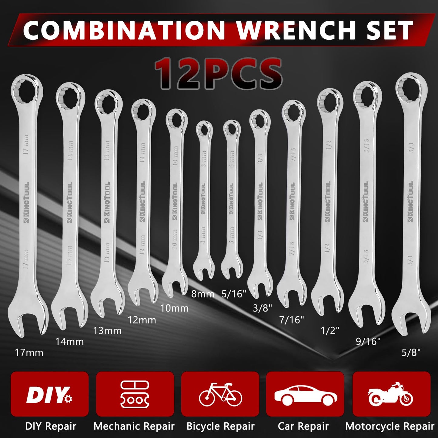 KingTool 408-PCS tool set with heavy-duty case