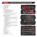 KingTool 408-PCS tool set with heavy-duty case