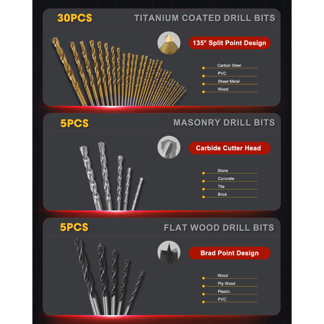 KingTool 418-PCS bit set in foldable case