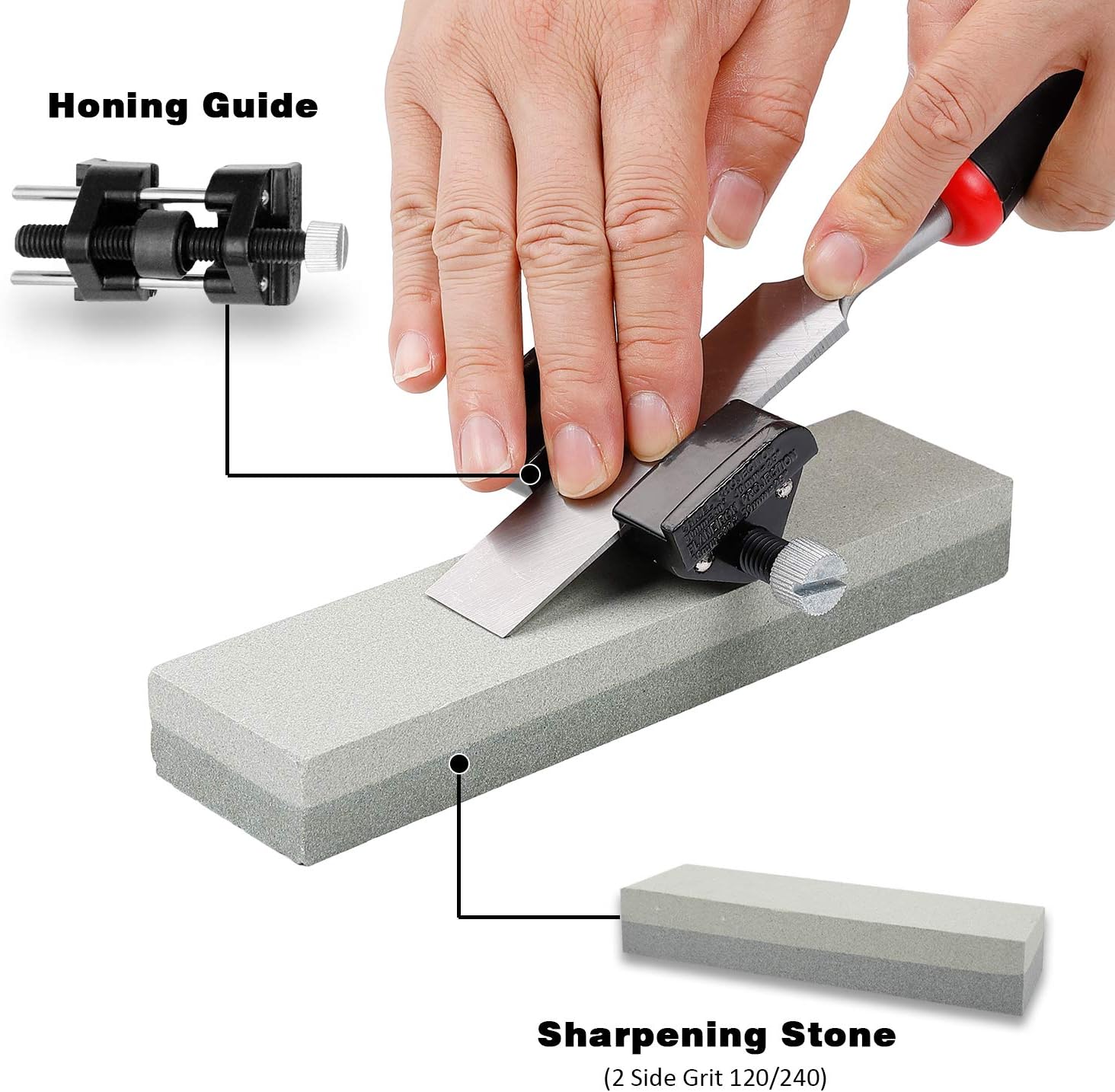 KingTool 87-piece woodworking set with Cr-V chisels