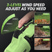 KingTool cordless leaf blower in use