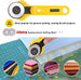 78-piece sewing kit with rotary cutter